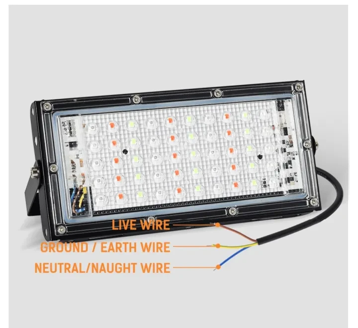 50W RGB LED Flood Light For Outdoor & Landscape